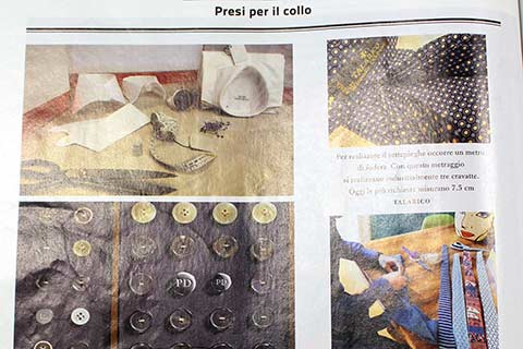 Magazine publication about camiceria Due Emme